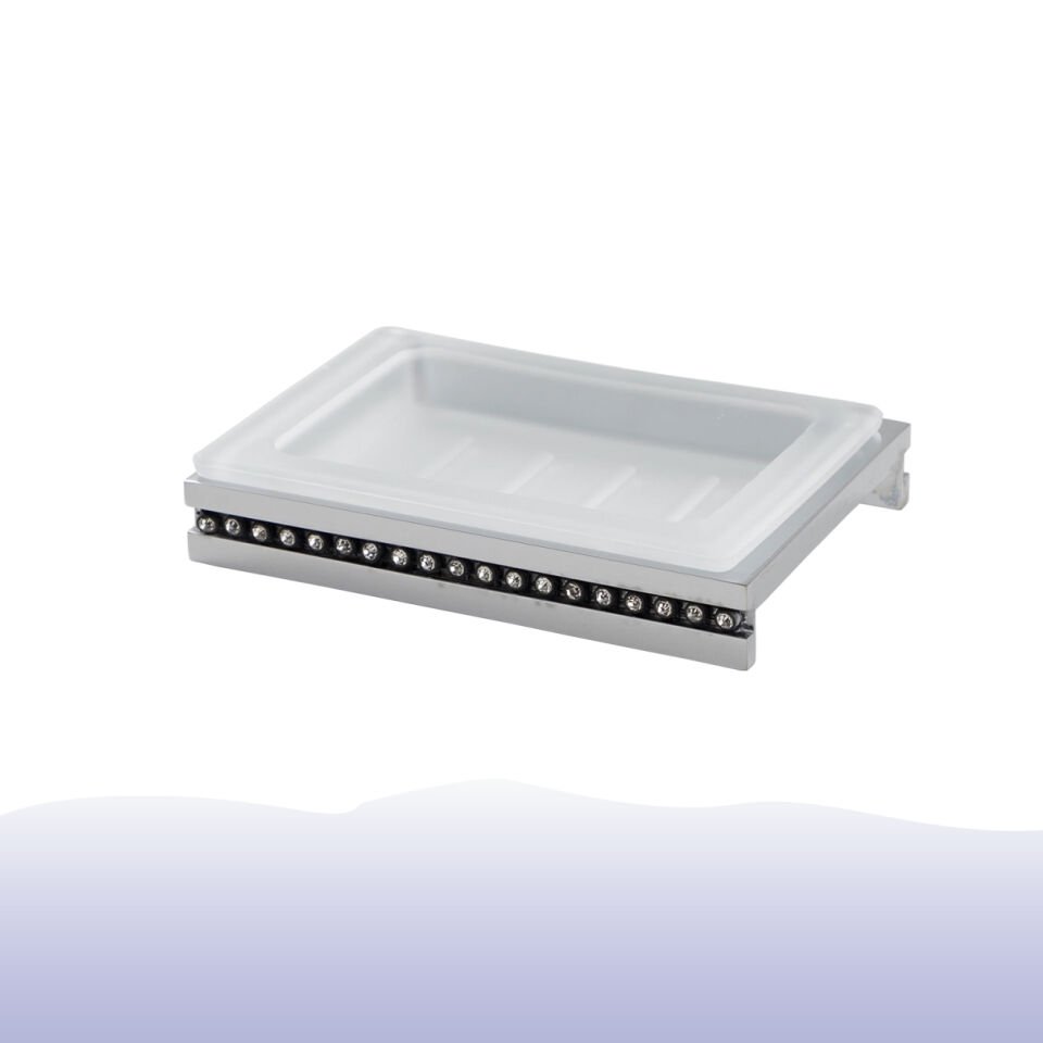 BANYOLİA - Çelik Banyo Swwor Set Üstü Sabunluk (SW10-020)